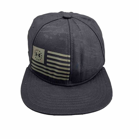 Under Armour Hat Cap Strap Back Black Performance Running Golf Gym Outdoors Mens - Picture 1 of 9